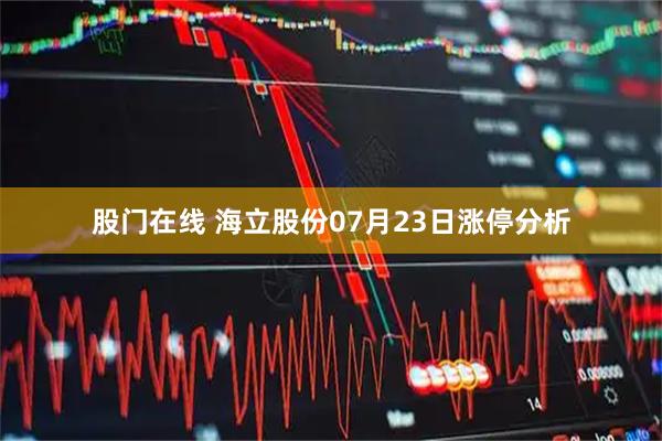 股门在线 海立股份07月23日涨停分析